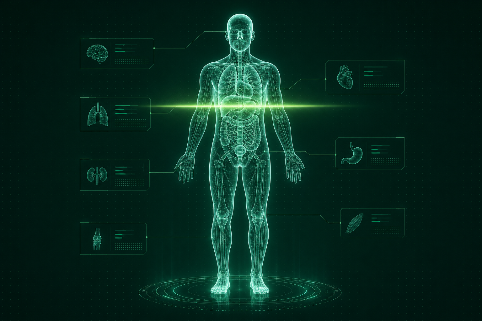 Full-body scan visualisation
